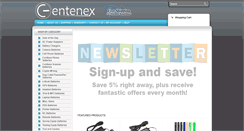 Desktop Screenshot of centenex.com